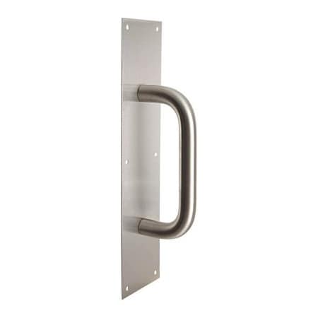 Yale Commercial Rockwood Pull Plate, 8"L x 16"H x 1, Satin Stainless Steel, 8" CTC 85763